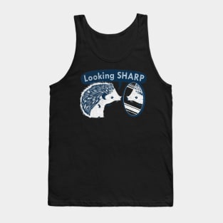 Looking Sharp hedgehogs Tank Top